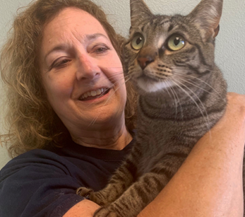 purr-fectly wonderful volunteer recognized at regional festival