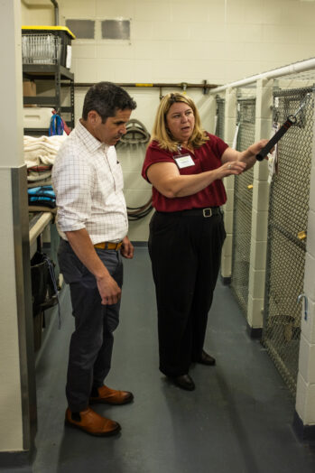 Chief Executive Officer Leslie Dalzell and Pierce County Executive Ryan Mello